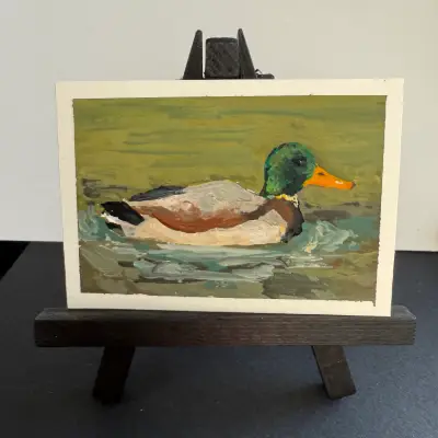 mallard aceo art card thumbnail 1