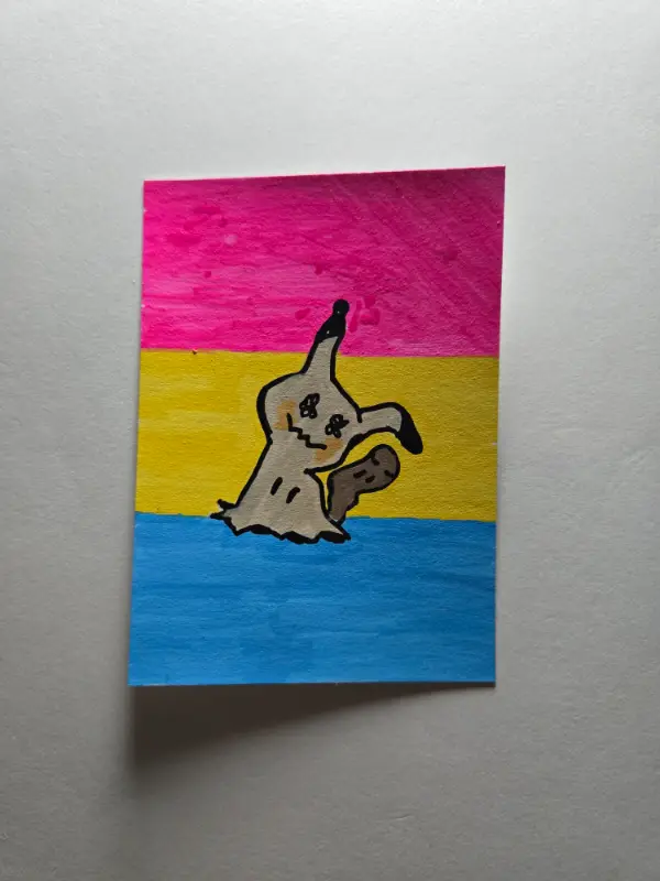 Mimikyu #3 aceo art card