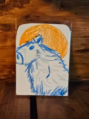 Capy Sketch aceo art card thumbnail 1