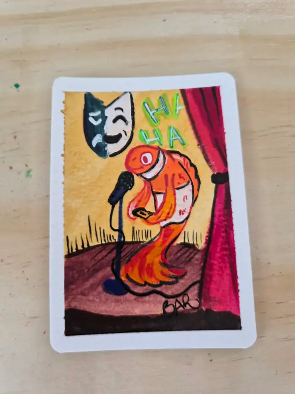 Stand Up Guy aceo art card