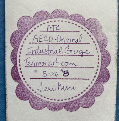 Industrial Grunge 5-26#8 aceo art card thumbnail 2