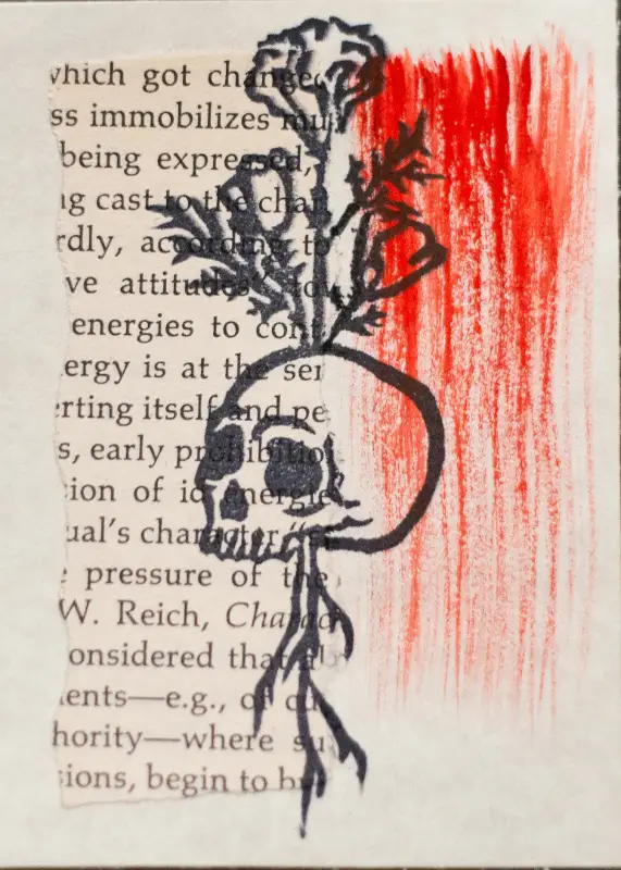 LIFE AFTER DEATH - Ruby aceo art card