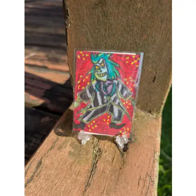 Ghost with the Most aceo art card thumbnail 1
