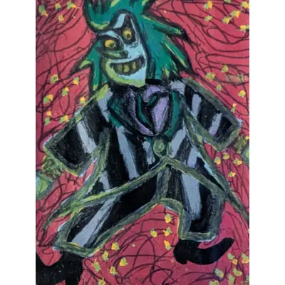 Ghost with the Most aceo art card thumbnail 1