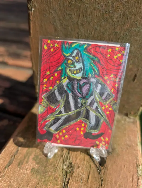 Ghost with the Most aceo art card