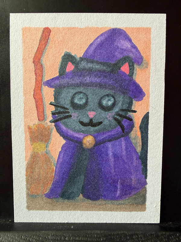 The Familiar aceo art card