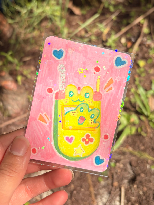 Froggy Call⭐️ aceo art card