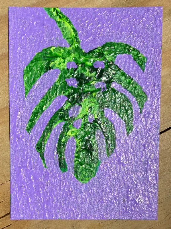 Still Growing | Original Tiny Painting aceo art card