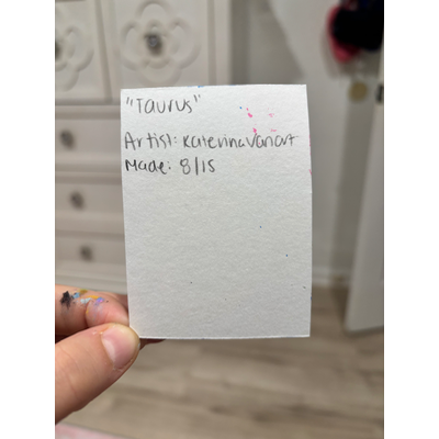 Taurus Zodiac Constellation | Astrology Illustration aceo art card thumbnail 2