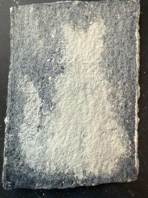 Ghostly Cat aceo art card thumbnail 3