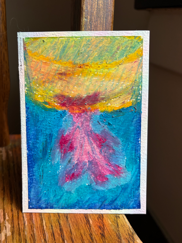 Becoming Something aceo art card