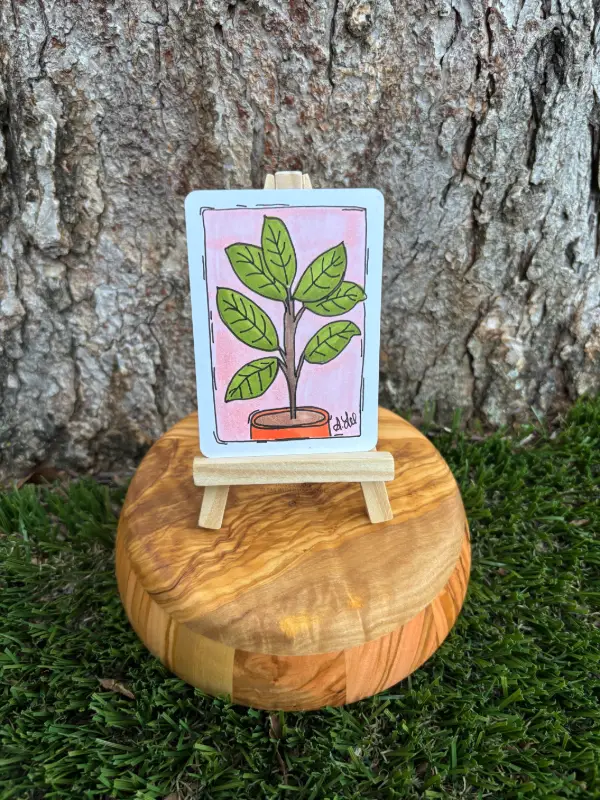 Francesca the Ficus aceo art card