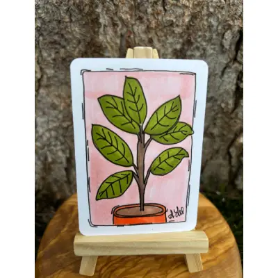 Francesca the Ficus aceo art card thumbnail 2