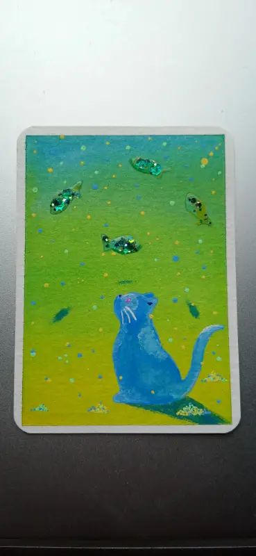 Blue Ridge Dream aceo art card