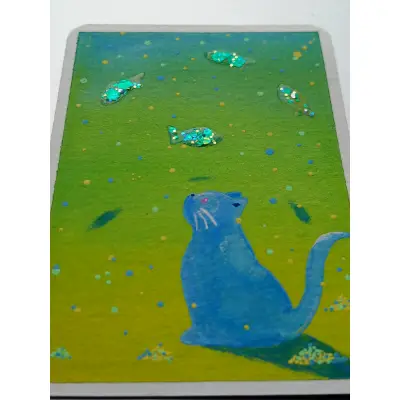 Blue Ridge Dream aceo art card thumbnail 2