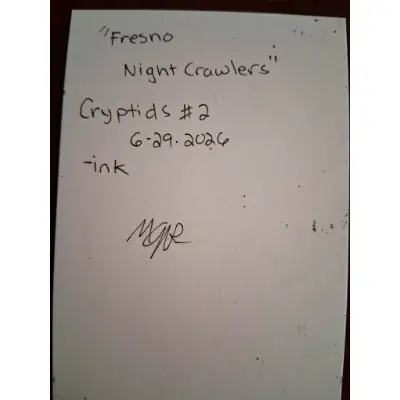 Fresno Nightcrawlers Cryptid #2 aceo art card thumbnail 5