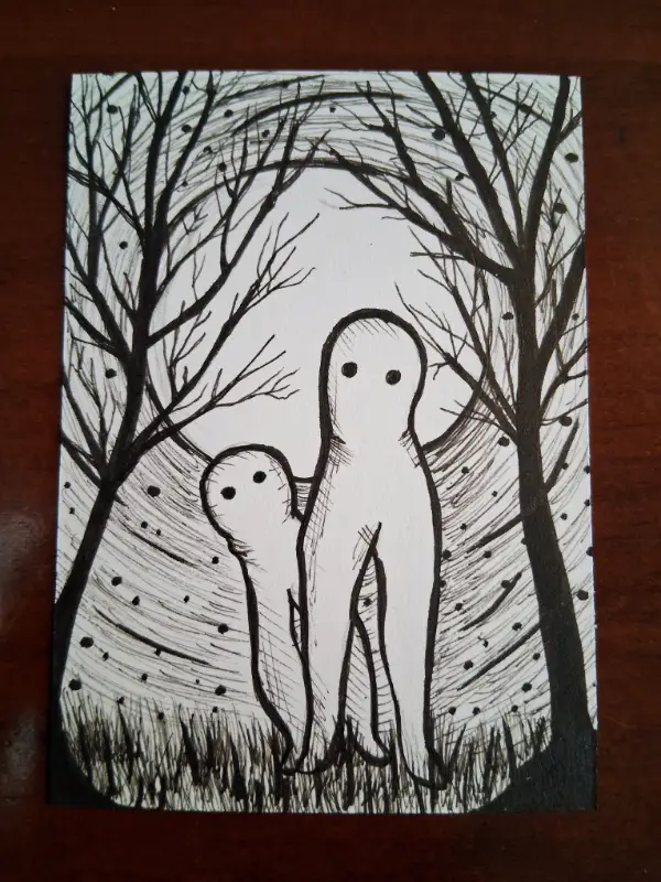 Fresno Nightcrawlers Cryptid #2 aceo art card
