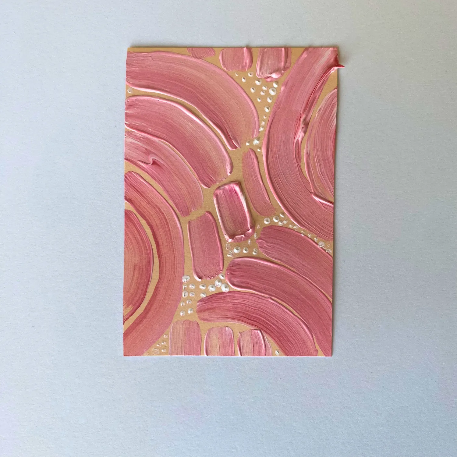 Spring Swing- Bloom 02- Original ACEO Card aceo art card