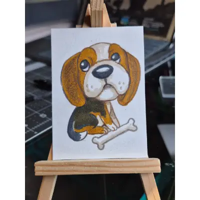 Dem bones aceo art card thumbnail 1