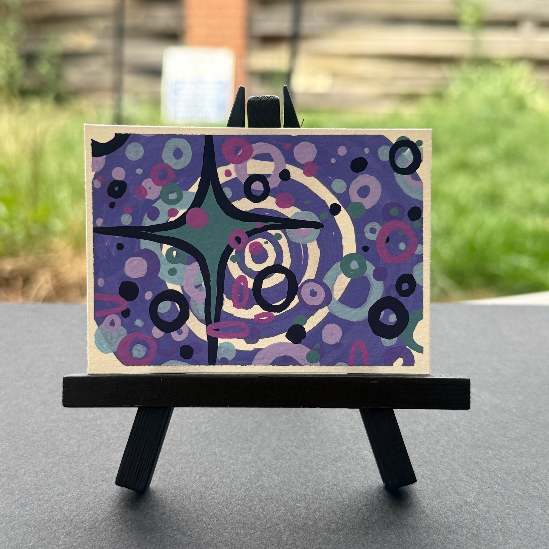 abstract iii aceo art card