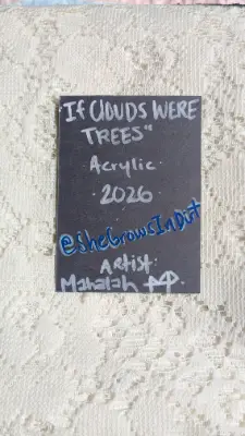 "If Clouds Were Trees" aceo art card thumbnail 2
