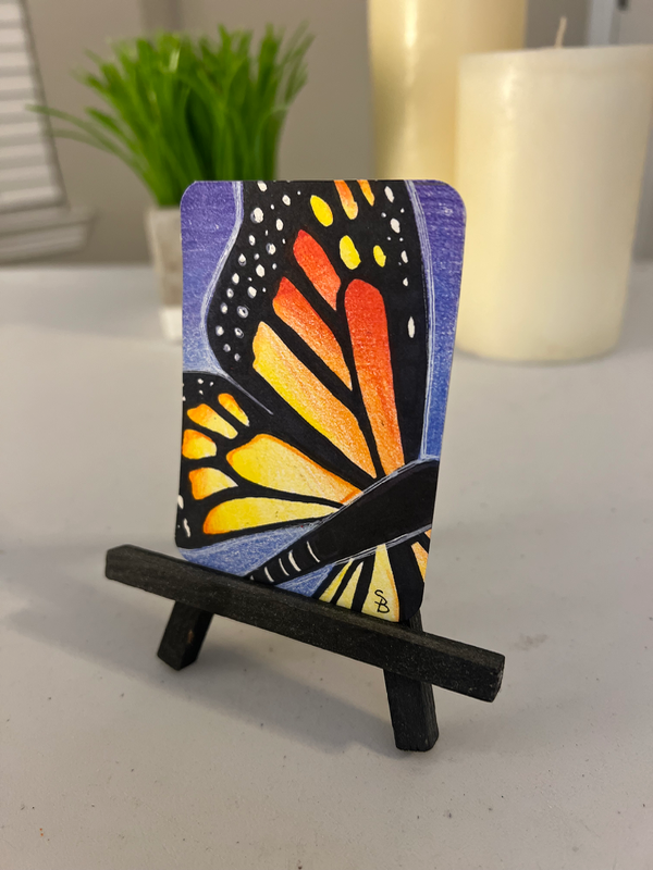 Butterfly 2 aceo art card