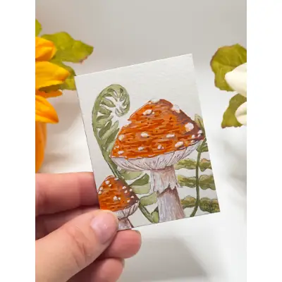 Forest Guardians aceo art card thumbnail 2