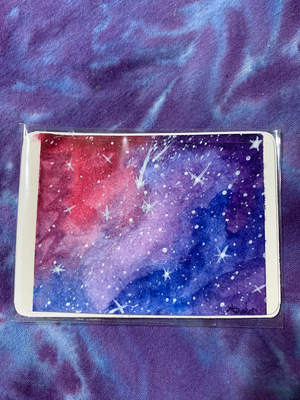 Milky Way Galaxy aceo art card thumbnail 1