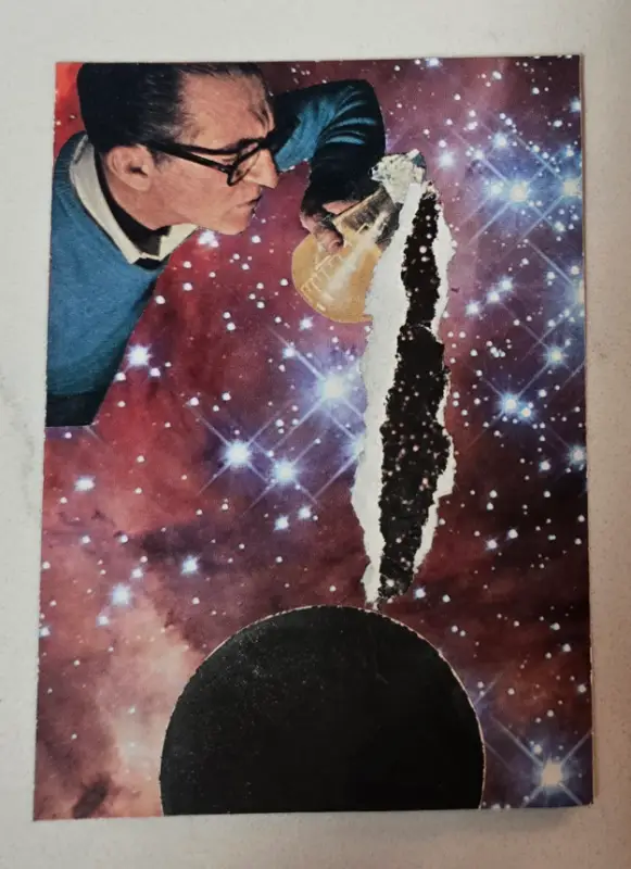 Pouring Singularity aceo art card