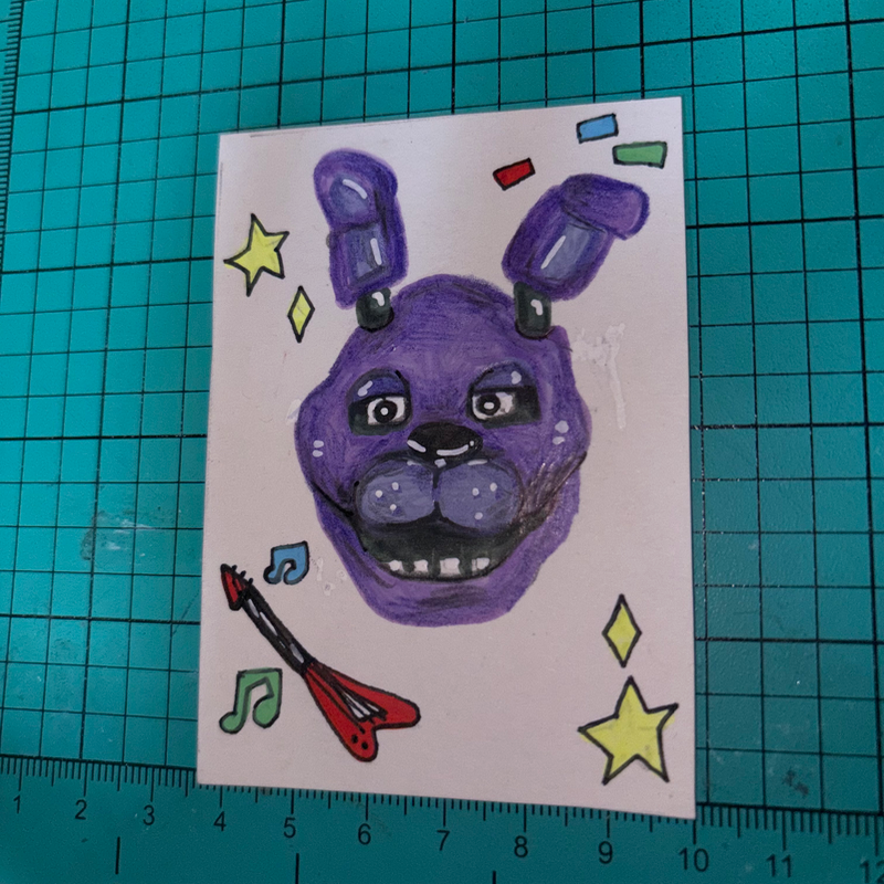 Five Nights 2/6 aceo art card