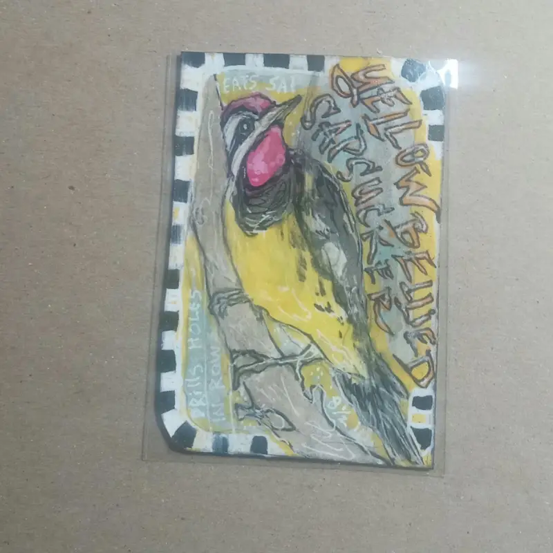 Birds aceo art card