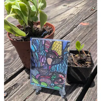 I Spy with my Little Eye: Deer? aceo art card thumbnail 1