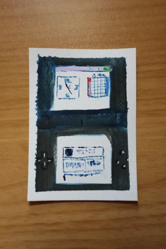 "Nostalgic Nintendo" aceo art card