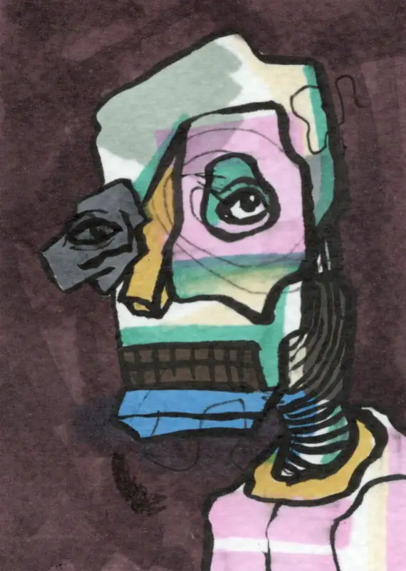 MoboRobo aceo art card