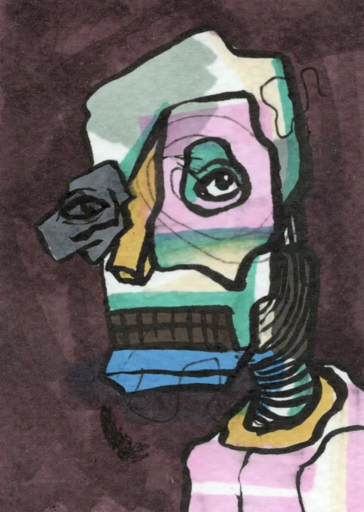 MoboRobo aceo art card