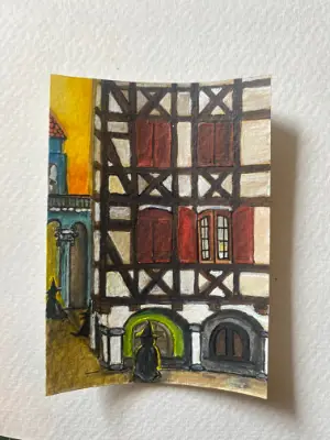 Portals aceo art card thumbnail 3