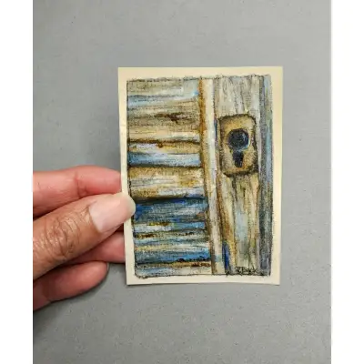 The Forgotten Door aceo art card thumbnail 2