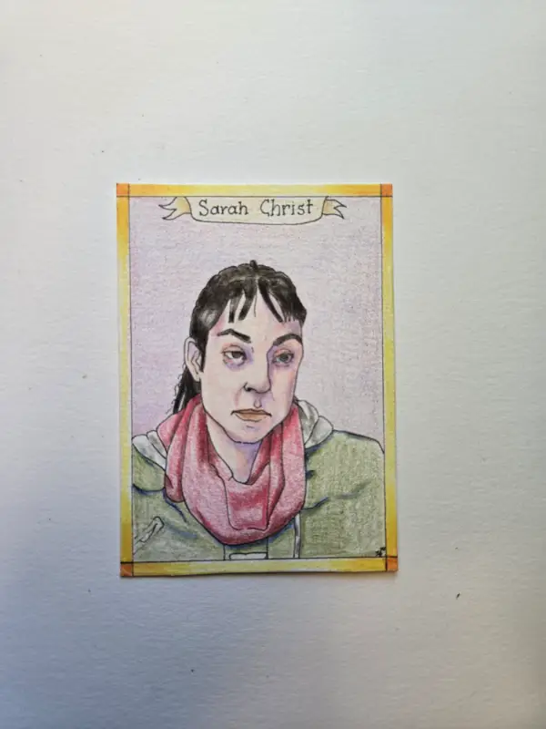 Sarah Christ aceo art card
