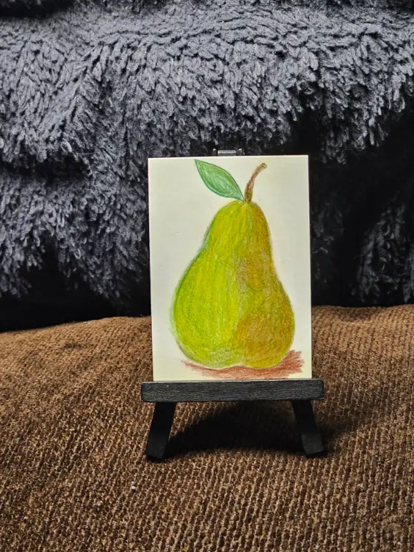 Simply Pear aceo art card