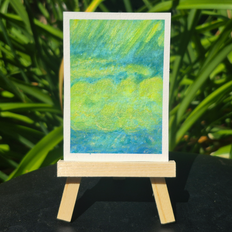Pond no.2 aceo art card