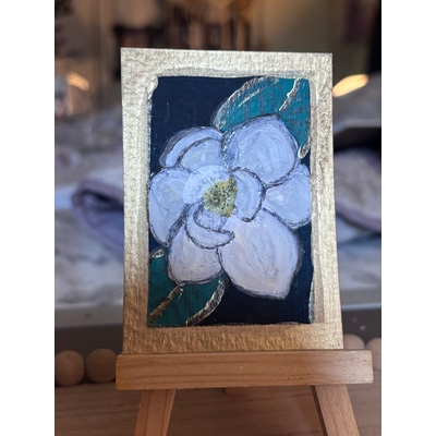 Magnolia in Bloom aceo art card thumbnail 1