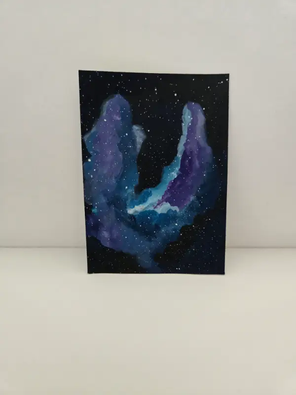 Plant Galaxy aceo art card