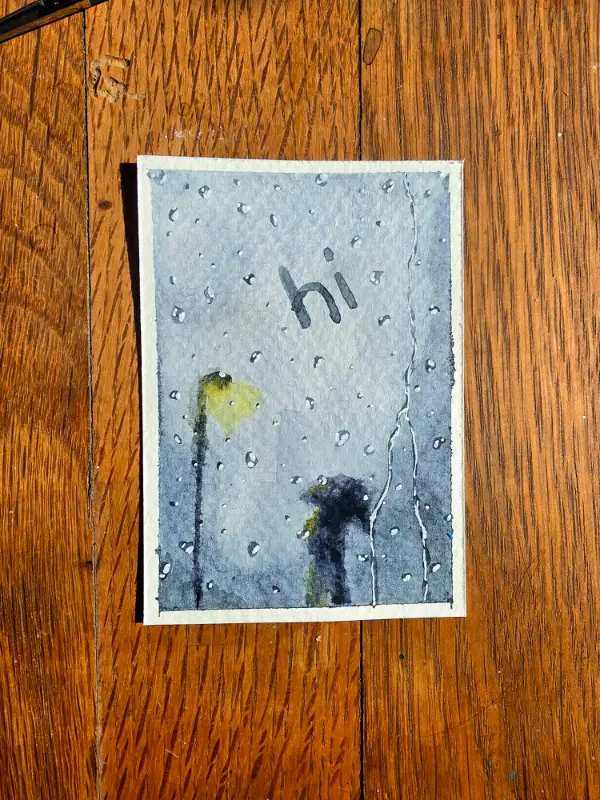 hi aceo art card