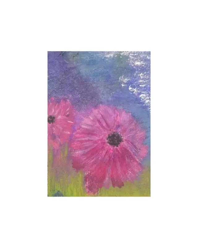 Vibrant Bloom aceo art card