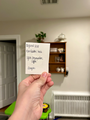 After Conversation Coffee aceo art card thumbnail 2