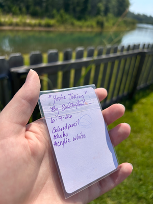 You’re joking aceo art card thumbnail 2