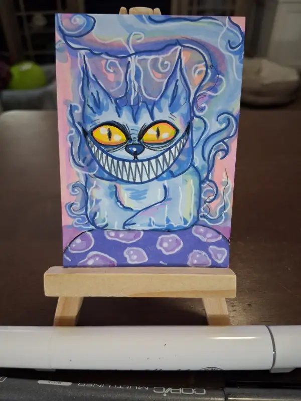 Cheshire aceo art card