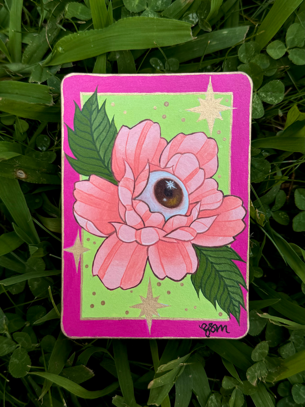 Seeing Stars Rose aceo art card