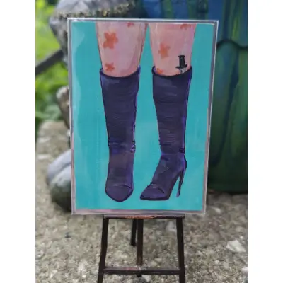 Never Saw it Coming - Set of 4 aceo art card thumbnail 1