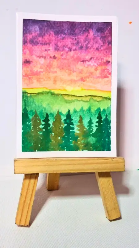 Sunrise Hills aceo art card